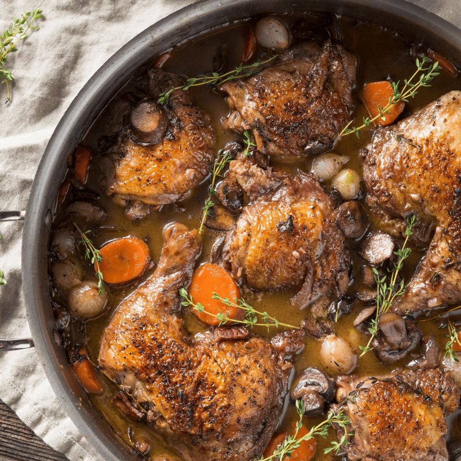 Fox Den Cooking School: Coq au Vin